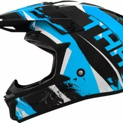 THH Youth T710X Rage Black Blue Helmet - Unisex - Small - Youth - Black/Blue