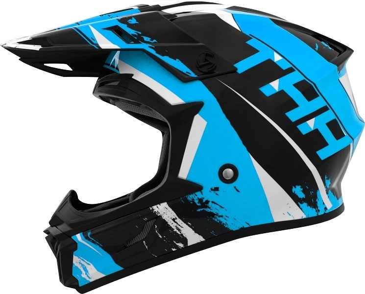 THH Youth T710X Rage Black Blue Helmet - Unisex - Small - Youth - Black/Blue 3 THH Youth T710X Rage Black Blue Helmet - Unisex - Small - Youth - Black/Blue