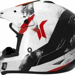 THH Youth TX-12 Recon Black Red Helmet - Red - X-Large - Youth